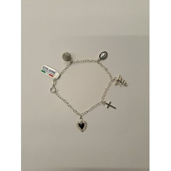 BRACCIALETTO - Argento con ciondoli