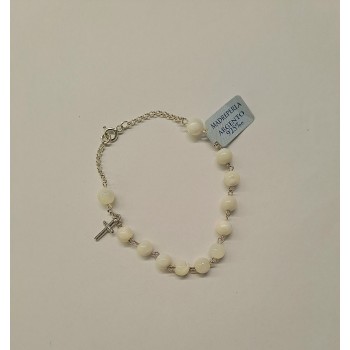 BRACCIALETTO - Decina in Argento Madreperla