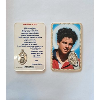 CARLO ACUTIS - Blister con Medaglietta