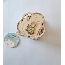 COMUNIONE - Cuore/Sacchettino per Bomboniera