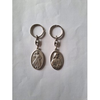 PORTACHIAVI - Gesù Misericordioso e Suor Faustina