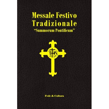 Messale Festivo Tradizionale in pelle - Latino e italiano