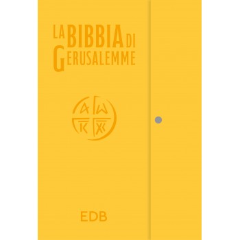 La Bibbia di Gerusalemme Versione media gialla con...