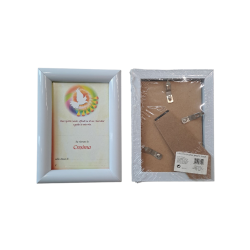 CORNICE - Portafoto e Porta Pergamena Bianca 10x15