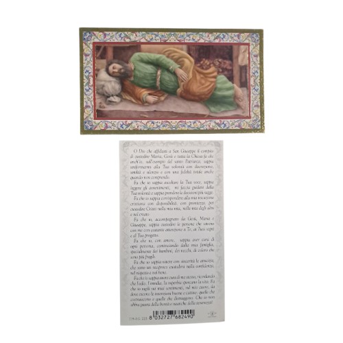 Santino San Giuseppe Dormiente