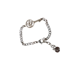 BRACCIALETTO - Acciaio con simbolo Chiave e Angelo