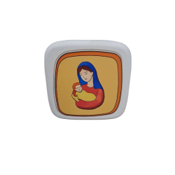 QUADRO - Quadretto Madonna con Bambino da Appoggio o da Appendere