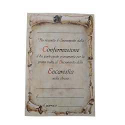 COMUNIONE e CRESIMA -  Croce con Colomba e Calice