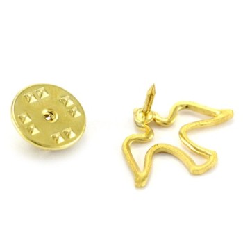 SPILLA - Spilla Colomba Dorata