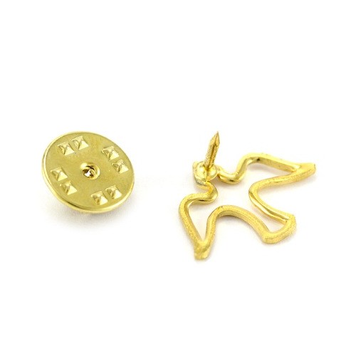 SPILLA - Spilla Colomba Dorata