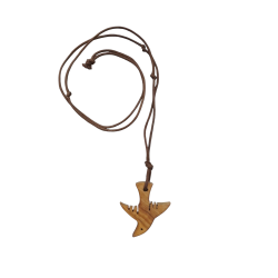 CIONDOLO - Ciondolo Collana Colomba legno di Ulivo