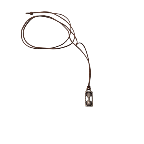 CIONDOLO - Clessidera da Collo in Metallo