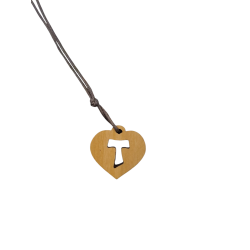 CIONDOLO - Collana Tau inciso su Cuore