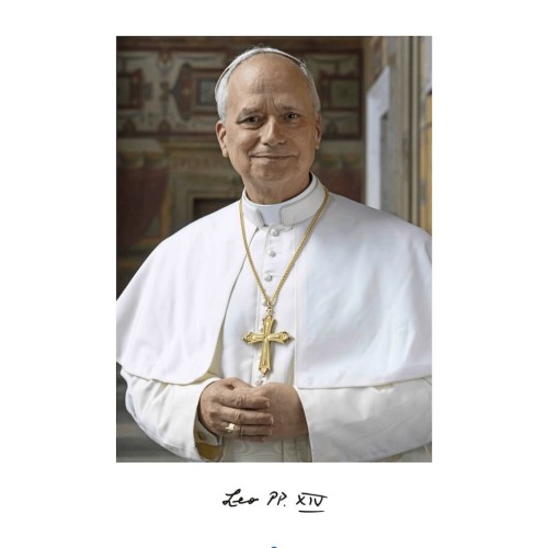 Foto Ufficiale POSTER Papa Leone XIV cm 25×35