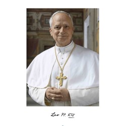 Foto Ufficiale POSTER Papa Leone XIV cm 25×35