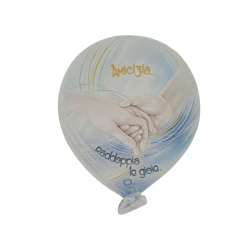 Quadretto Calamita Magnete Amicizia Legno dipinto