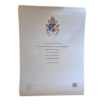 Foto Ufficiale POSTER Papa Leone XIV cm 50X70 2