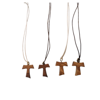 Croce Tau Legno Ulivo Misura Piccola 2