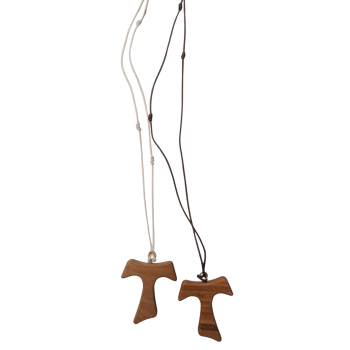 Croce Tau Legno Ulivo Misura Grande