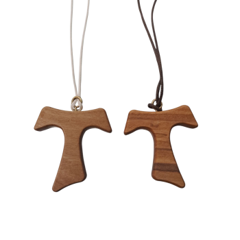 Croce Tau Legno Ulivo Misura Grande 2