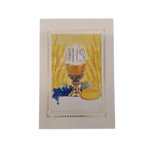 COMUNIONE - Biglietto PRESTAMPATO Prima Comunione