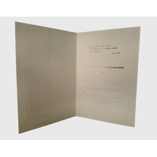 COMUNIONE - Biglietto PRESTAMPATO Prima Comunione