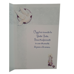 CRESIMA - Biglietto Auguri con Frase imbustato singolarmente