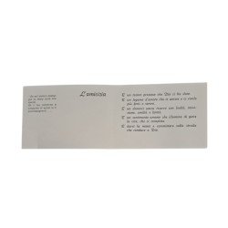 CARTONCINO - Significato dell' AMICIZIA Pieghevole