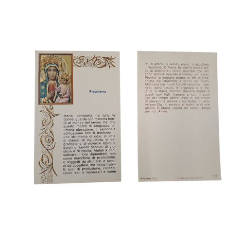 PREGHIERE - Preghiera del Giusto Lavoro