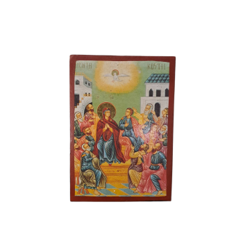 ICONA - Icona Greca discesa dello Spirito Santo su Maria...