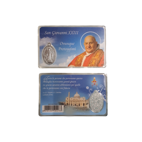 SANTINO - Blister San Giovanni XXIII con...