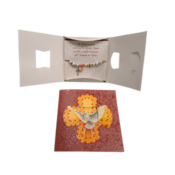 CRESIMA - Blister con Braccialetto con Croce e...