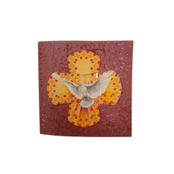 CRESIMA - Blister con Braccialetto con Croce e Medaglietta Spirito Santo