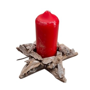 CENTROTAVOLA NATALE Stella portacandela