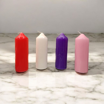 Moccoli Colorati per AVVENTO Diam 8x20 cm