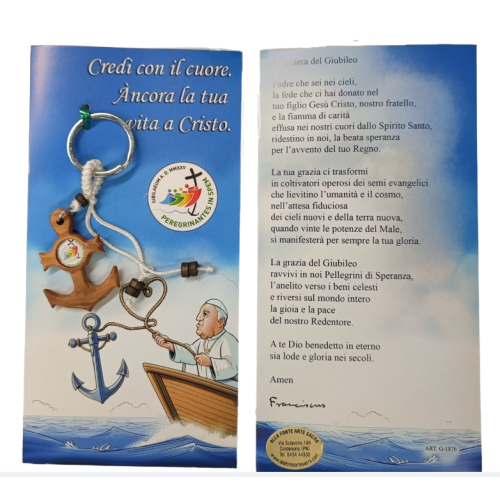 GIUBILEO - OFFERTISSIMA Portachiavi Ancora da...