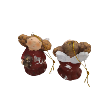 ANGELI - Angelo Simpatico con Boccoli in Terracotta