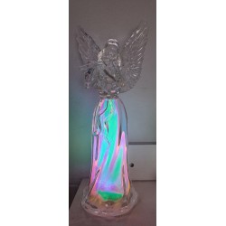 NATALE - NOVITA' Angelo Musicante  Luce Iridescente cm 28,5