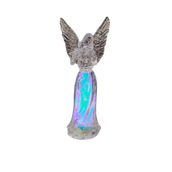 NATALE - NOVITA' Angelo Musicante  Luce Iridescente cm 28,5