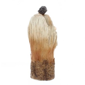 NATALE - Natività in resina effetto Legno 21cm 2