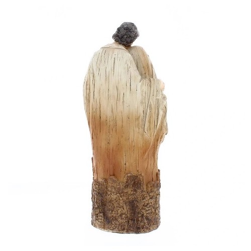 NATALE - Natività in resina effetto Legno 21cm