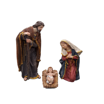NATALE - OFFERTA Set Statuine del Presepe in Resina 11pz... 2