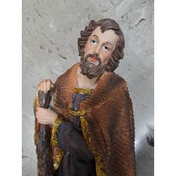 NATALE - OFFERTA Set Statuine del Presepe in Resina 11pz da 40cm