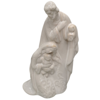 NATALE - Natività Sacra Famiglia Porcellana 25,3cm