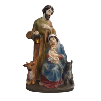 NATALE - Blocco Natività Resina 20,5cm