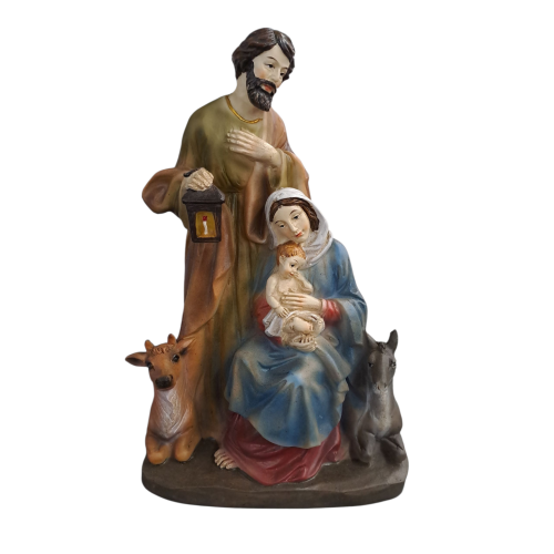 NATALE - Blocco Natività Resina 20,5cm