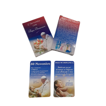 AVVENTO NATALE - Card "AVVENTO con Papa Francesco"