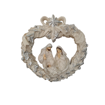 NATALE - Presepe da Appendere in resina