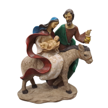 Natività in Resina, Fuga dall'Egitto 30cm