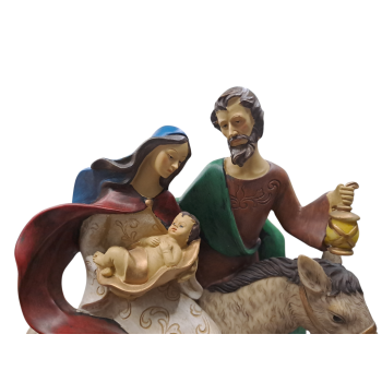 Natività in Resina, Fuga dall'Egitto 30cm 2